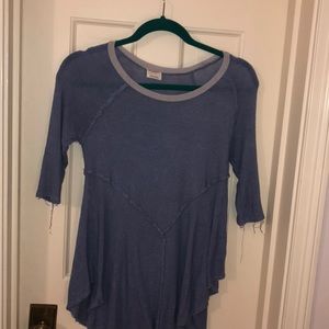 Super soft 1/4 sleeve free people top